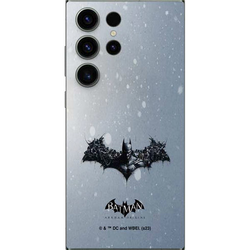 DC Comics Arkham Origins Arkham Logo Galaxy S25 Ultra Skin